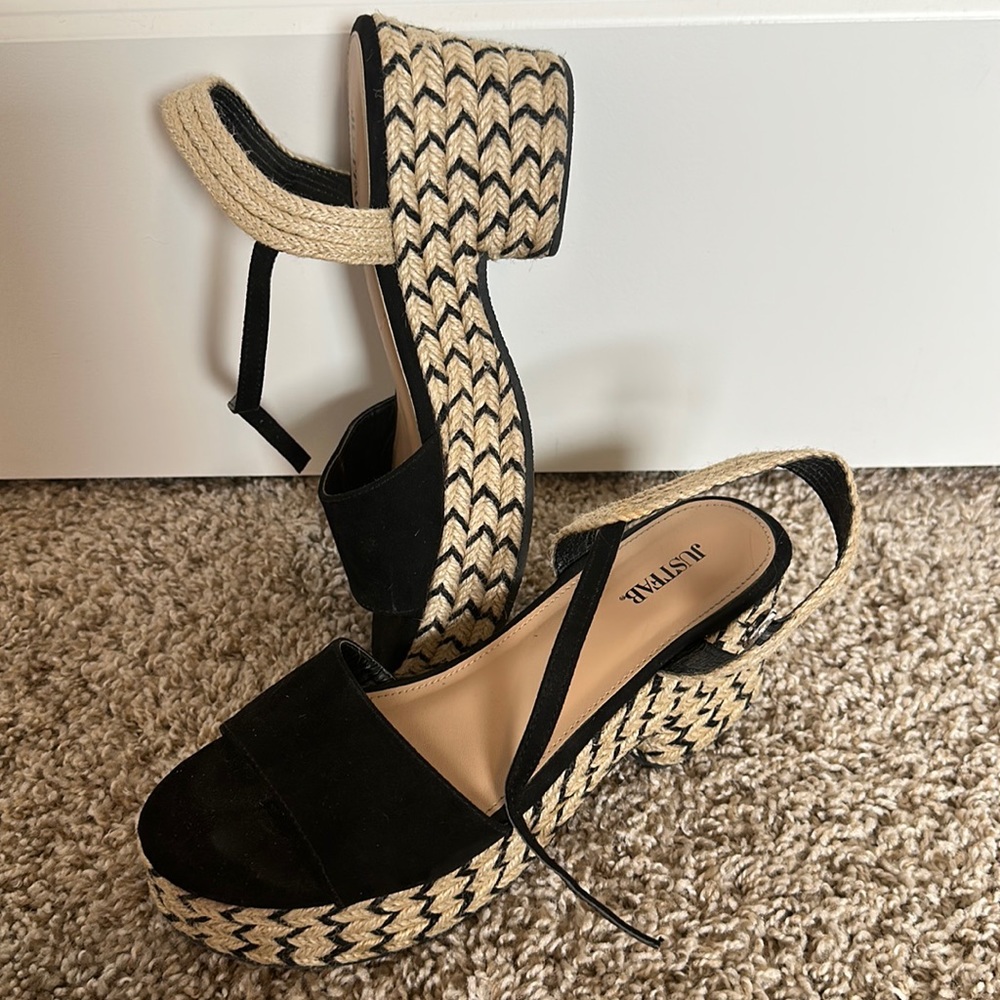 JustFab Platform Sandals